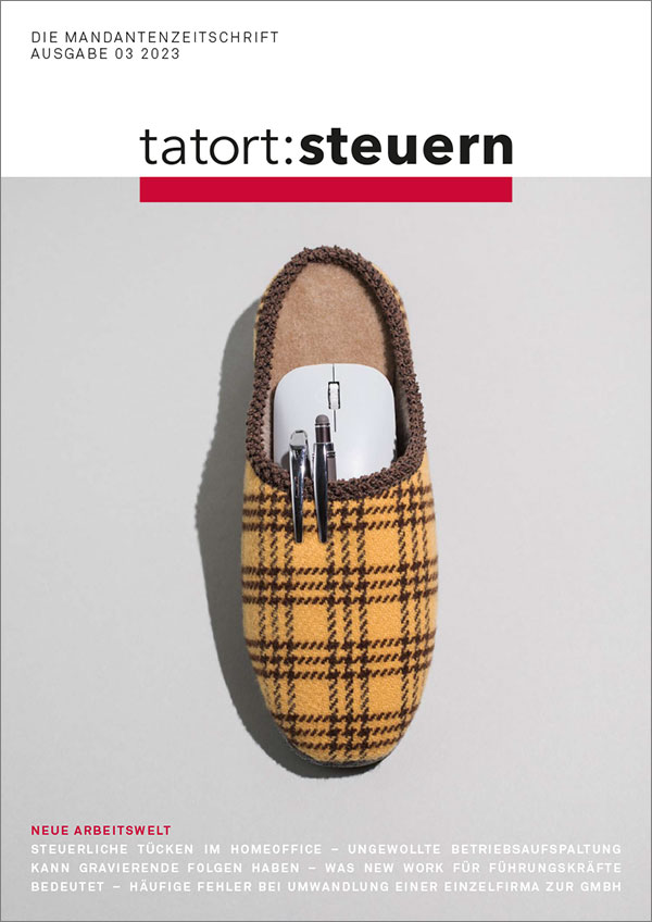 Homburg Titel tatort:steuern 3/2023